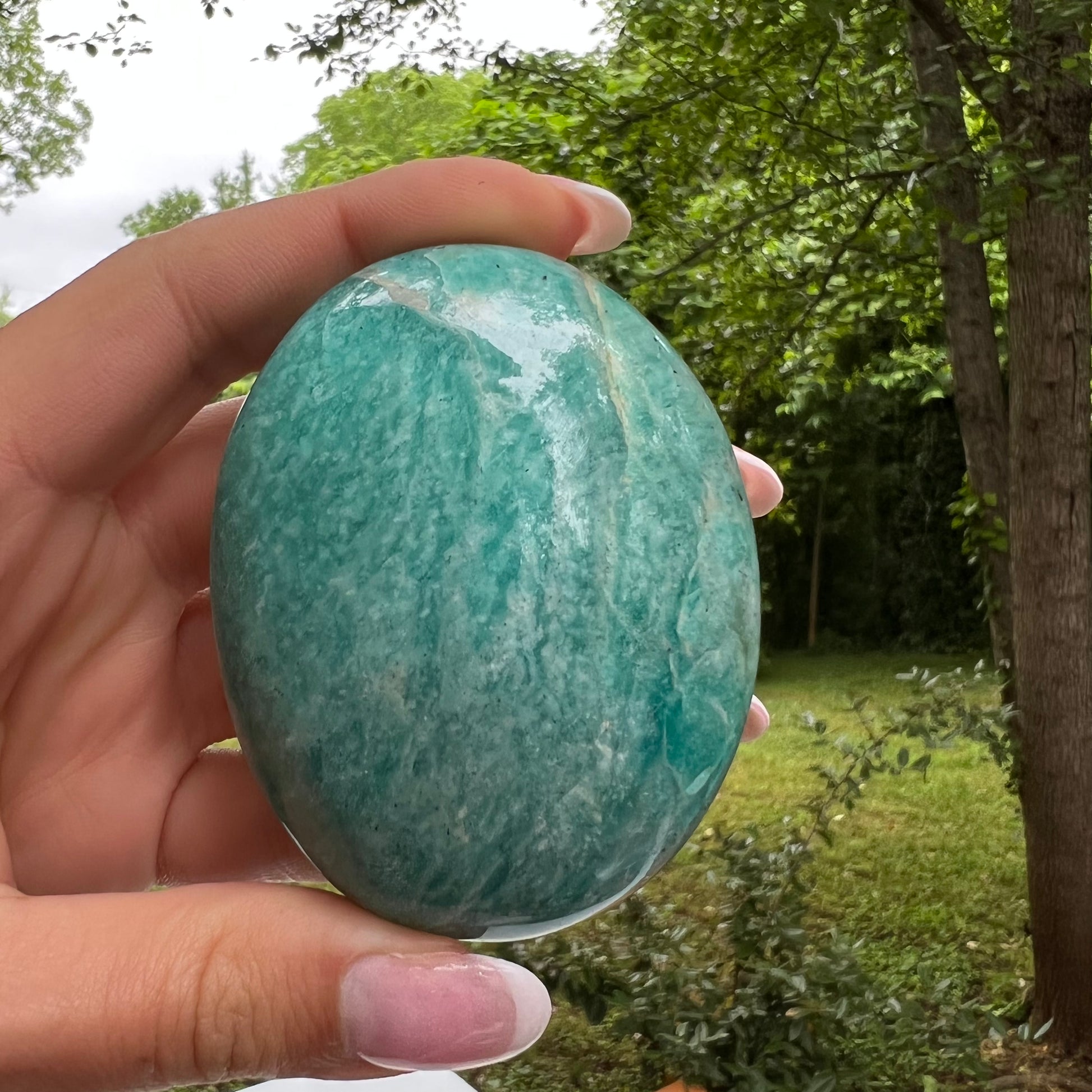 Amazonite Palm Stone (#15) - Simply Affinity