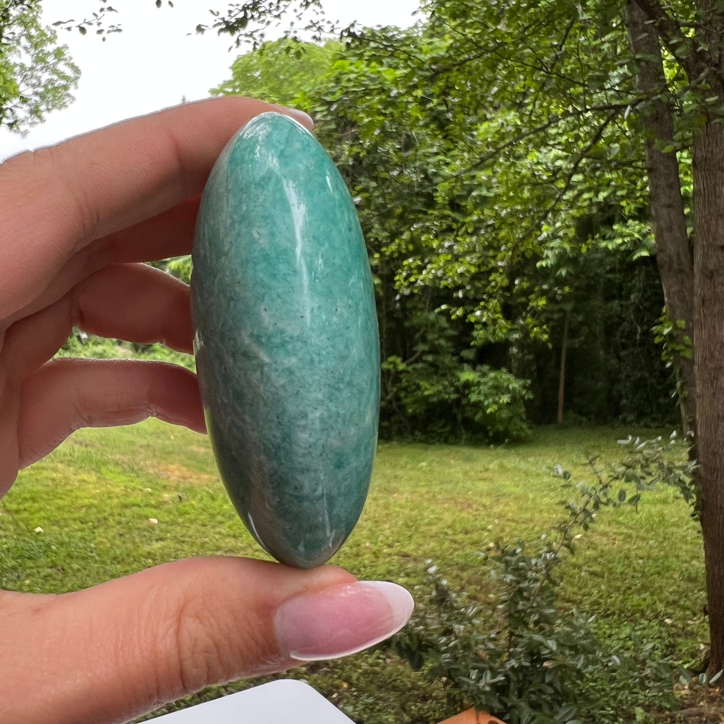 Amazonite Palm Stone (#15) - Simply Affinity