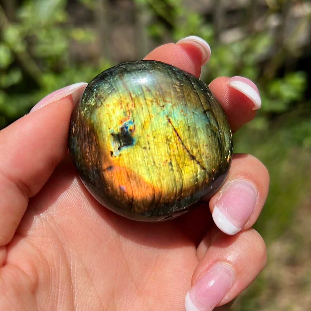 Labradorite Palm Stone (#123) - Simply Affinity