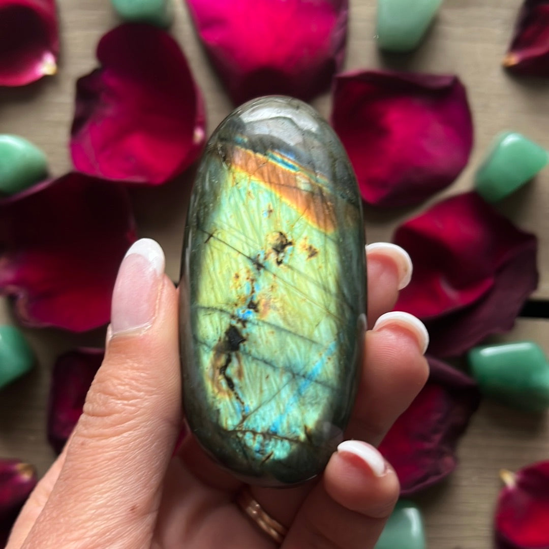Labradorite Palm Stone (#88E) - Simply Affinity