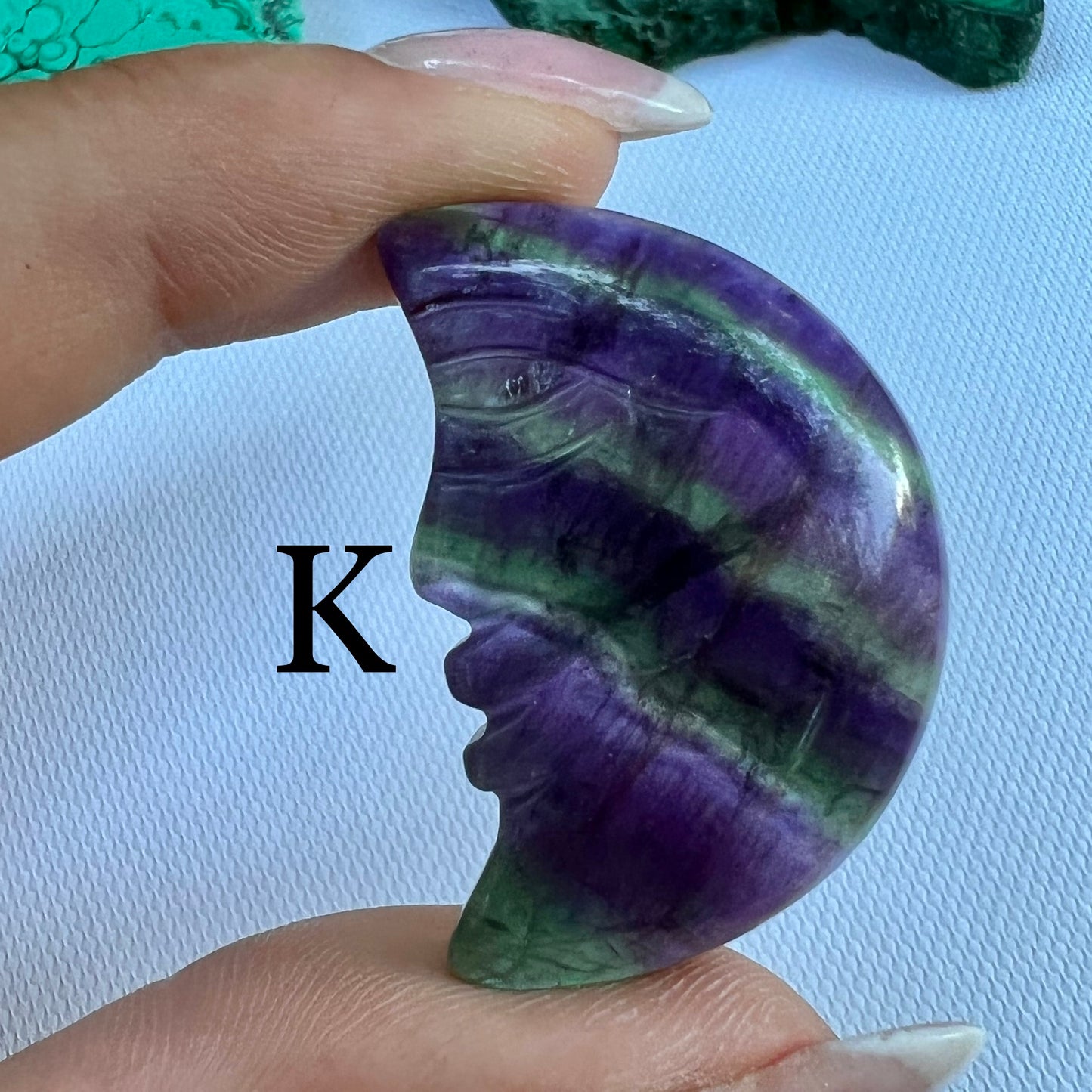 Rainbow Fluorite Moons (Choose your Favorites) - Simply Affinity