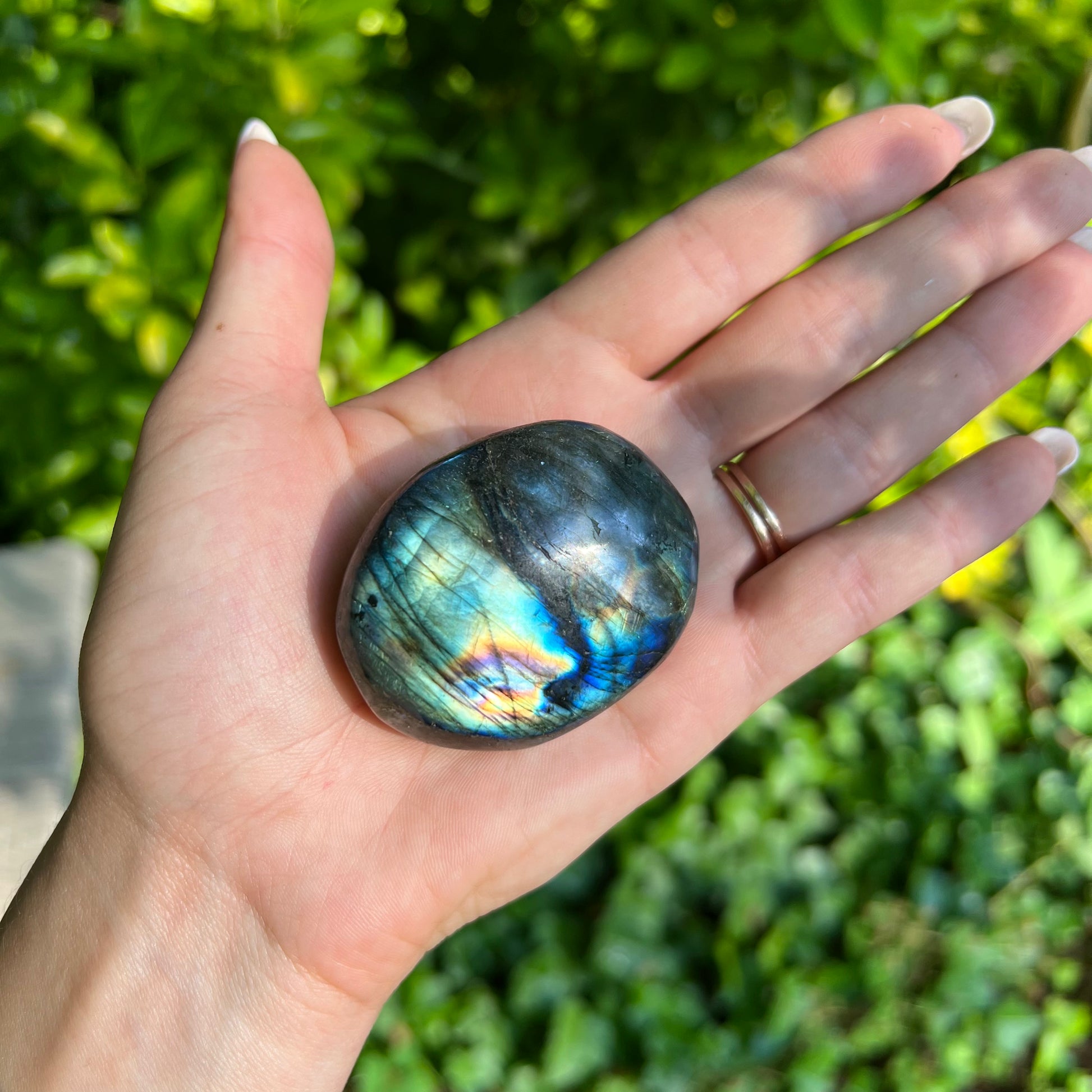 Labradorite Palm Stone (#290) - Simply Affinity