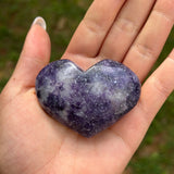 Lepidolite Heart (#2) - Simply Affinity