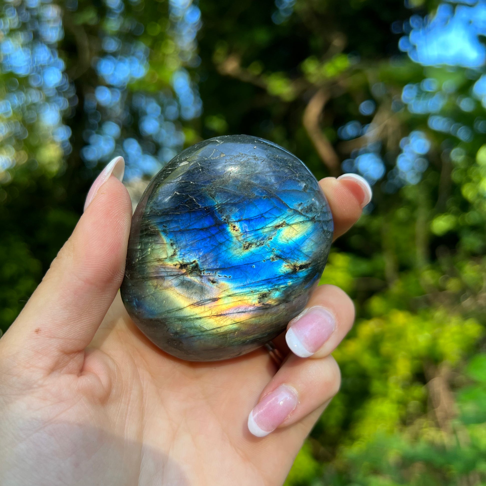 Labradorite Palm Stone (#25) - Simply Affinity