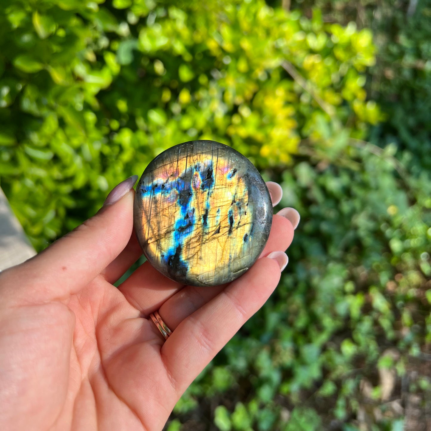 Labradorite Palm Stone (#310) - Simply Affinity