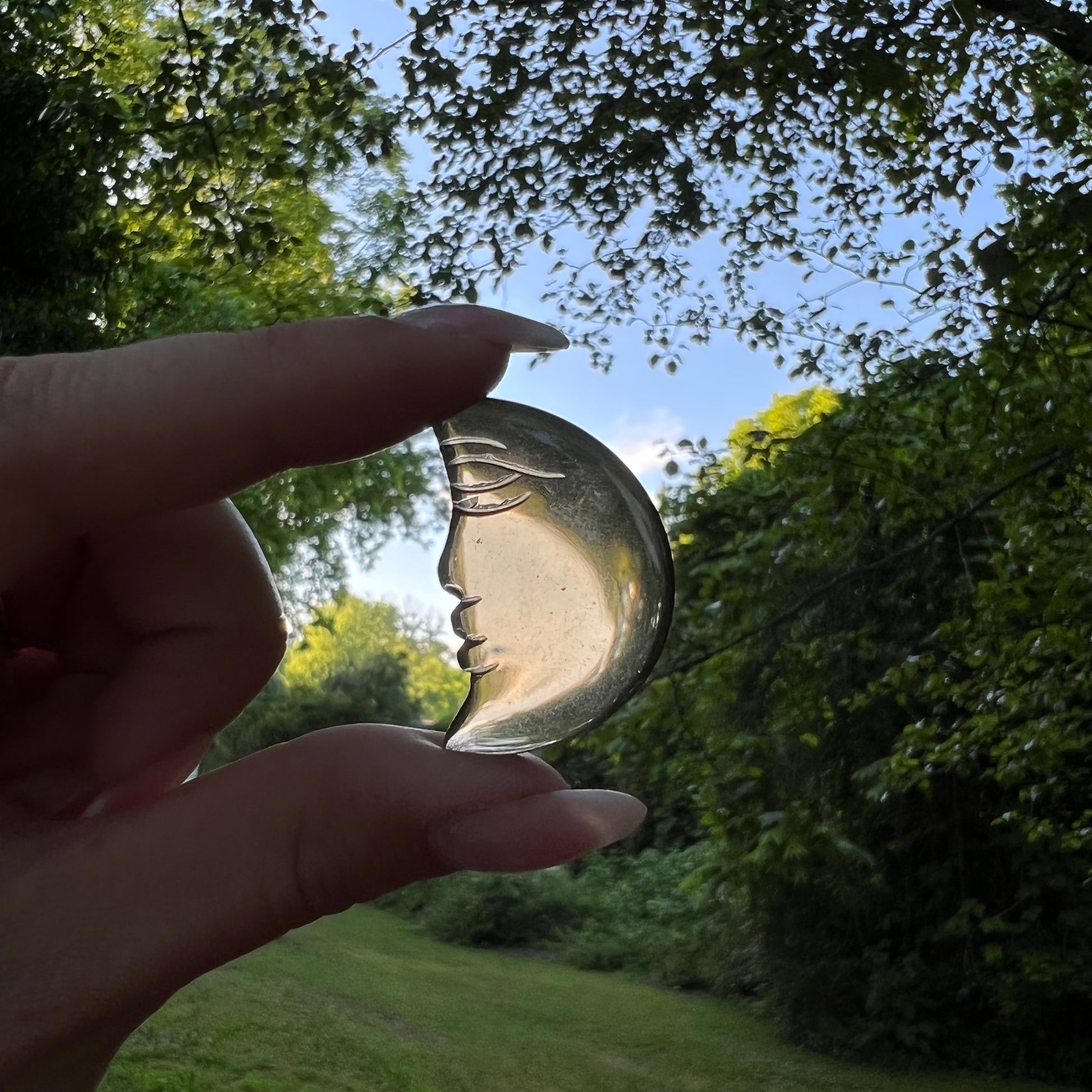 Smoky Quartz Moon (1 piece intuitively chosen) - Simply Affinity