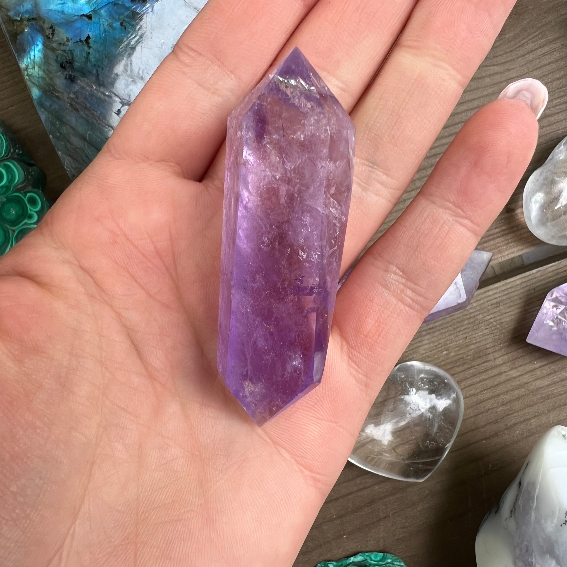 Polished Double Terminated Amethyst Point (#2MTT) - Simply Affinity