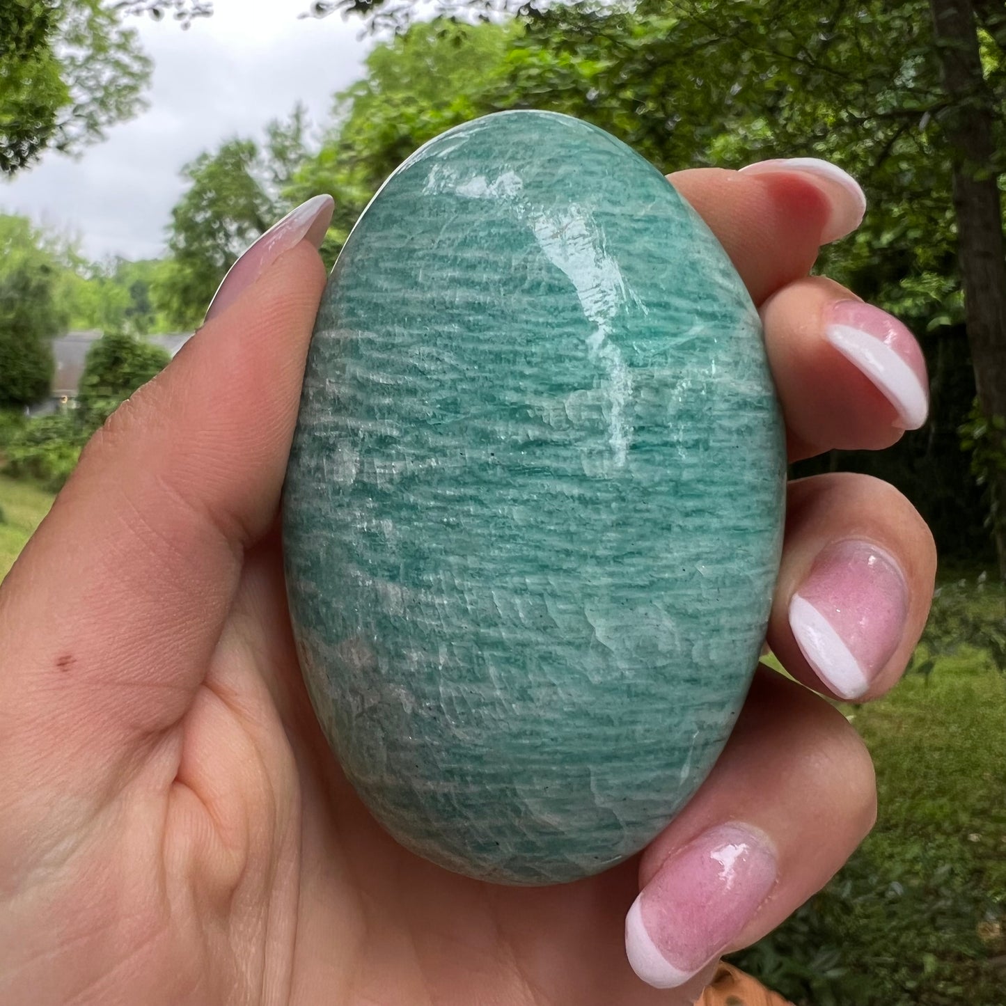 Amazonite Palm Stone (#10) - Simply Affinity