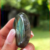 Rainbow Labradorite Palm Stone (#324) - Simply Affinity