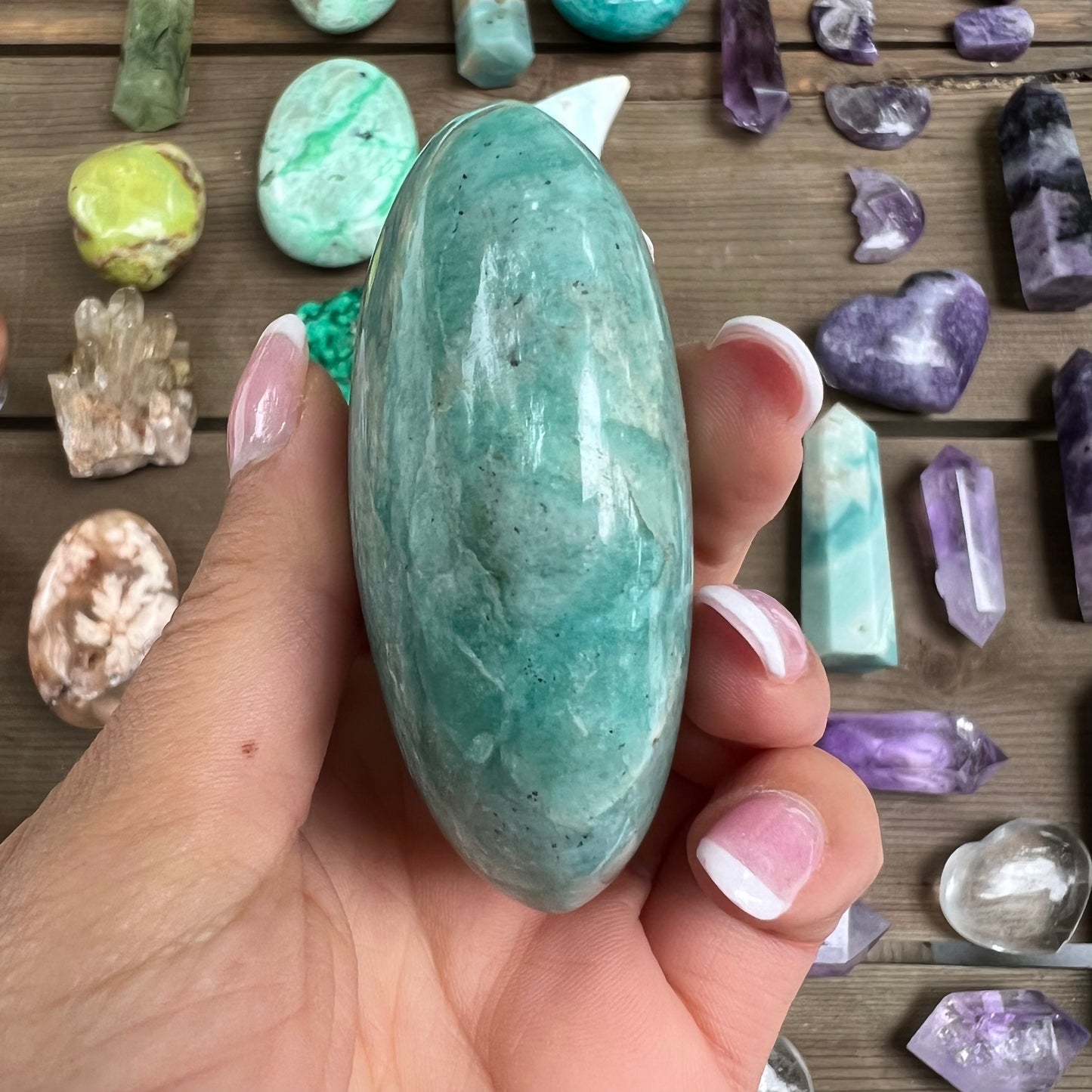 Amazonite Palm Stone (#15) - Simply Affinity