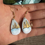 Snowy Hills - Polymer Clay Earrings - Simply Affinity