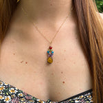 Rainbow Tiger's Eye Pendant on Gold Filled Chain - Ready to Ship - Simply Affinity
