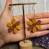 70s Flowers Polymer Clay Earrings - Simply Affinity