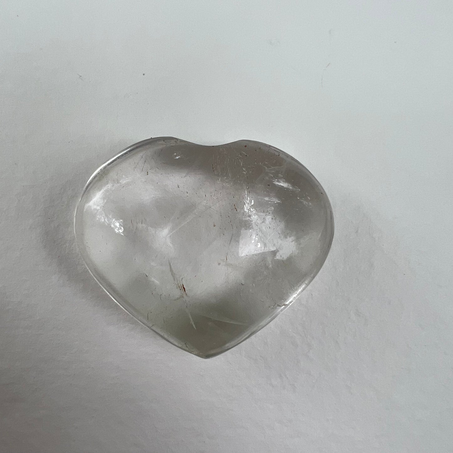 Mini Clear Quartz Heart (#1) - Simply Affinity