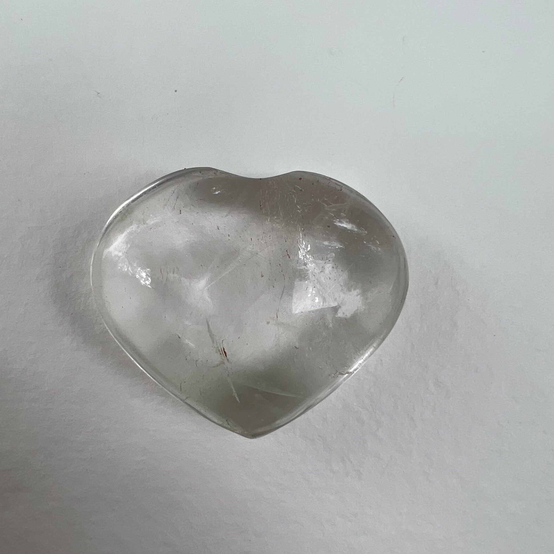 Mini Clear Quartz Heart (#1) - Simply Affinity