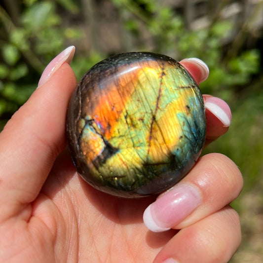 Labradorite Palm Stone (#123) - Simply Affinity