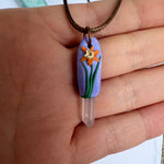 Daffodil Quartz Point Necklace - Ready to Ship - Simply Affinity