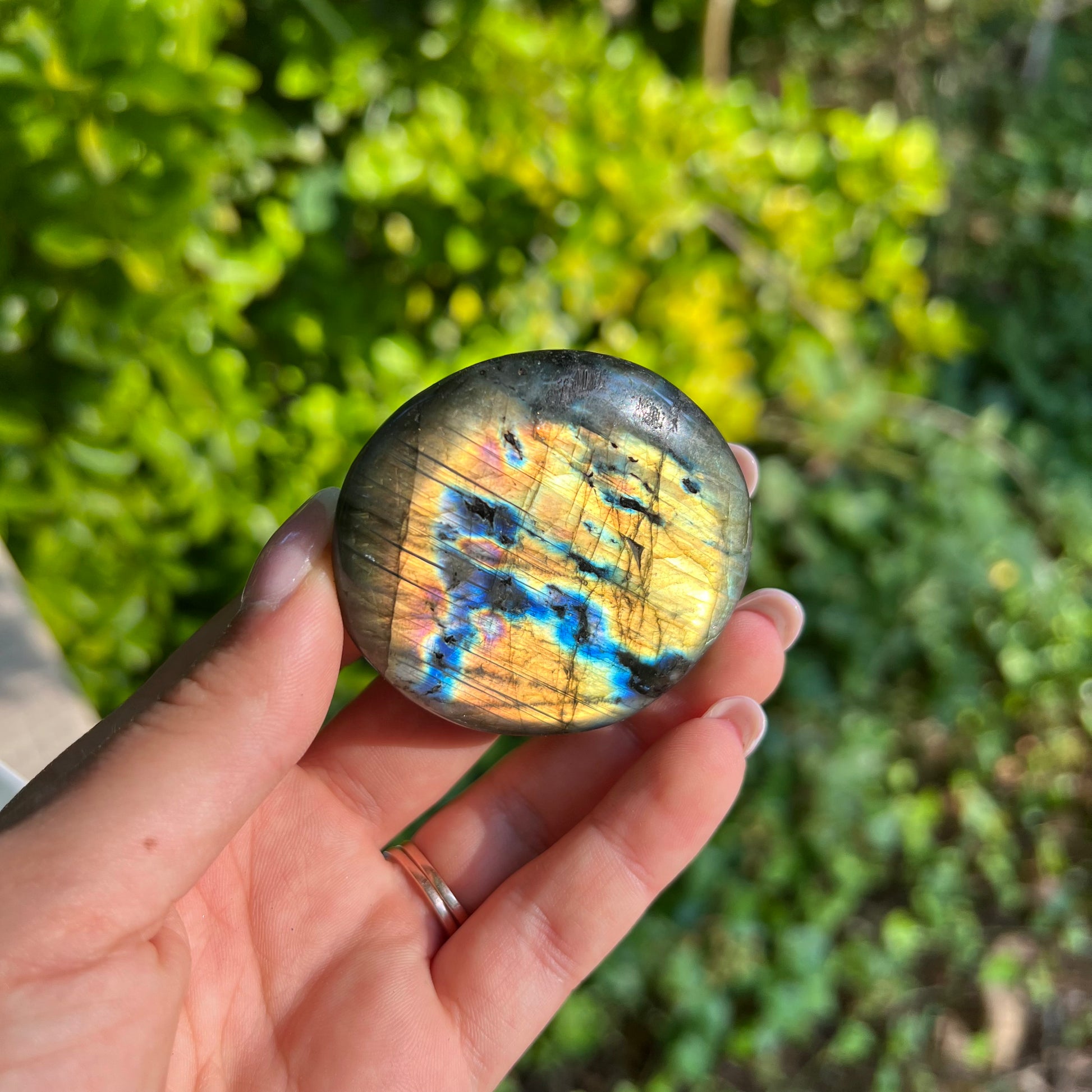 Labradorite Palm Stone (#310) - Simply Affinity