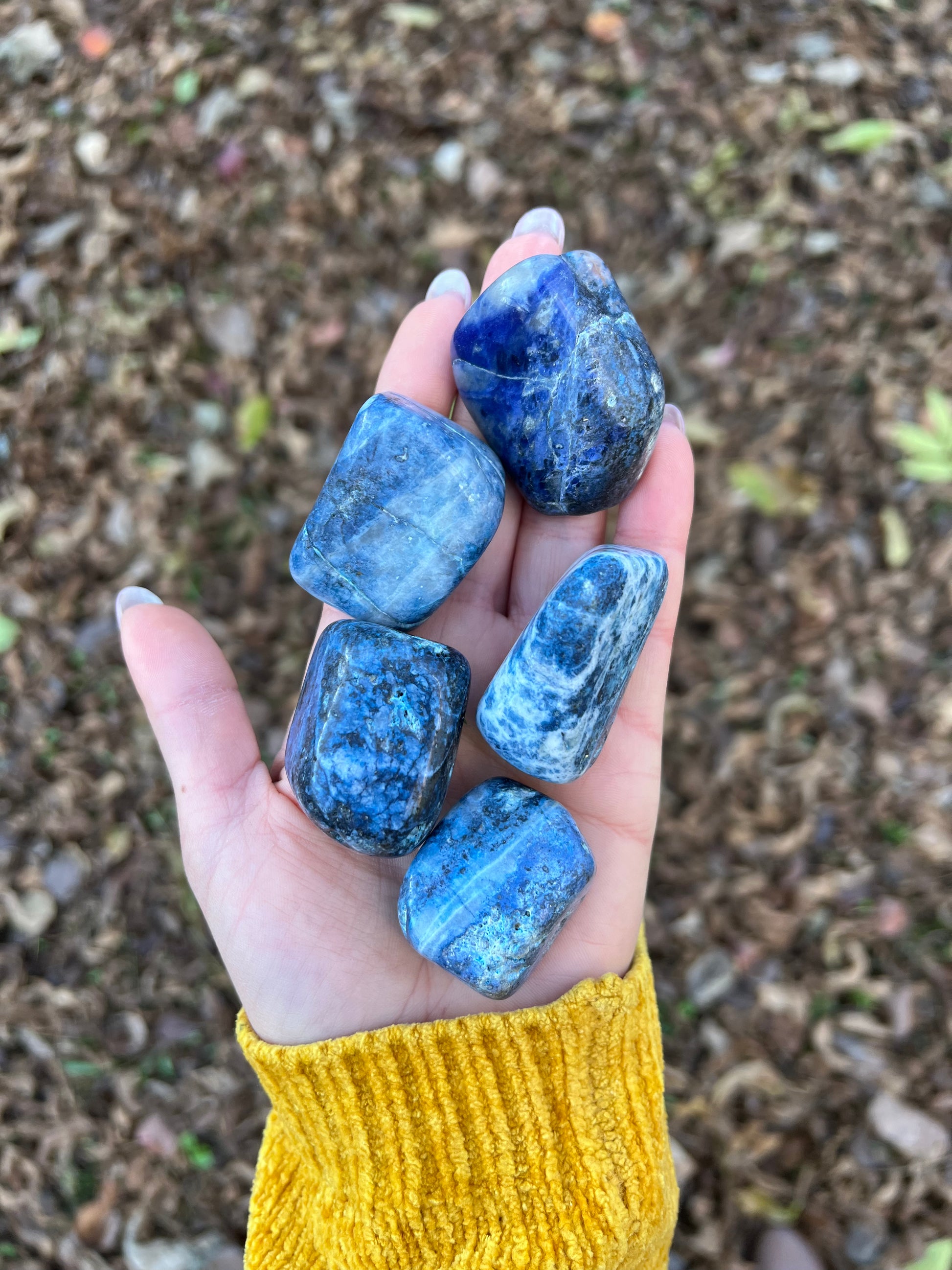 Sodalite Tumble Stone (1 piece intuitively chosen) - Simply Affinity