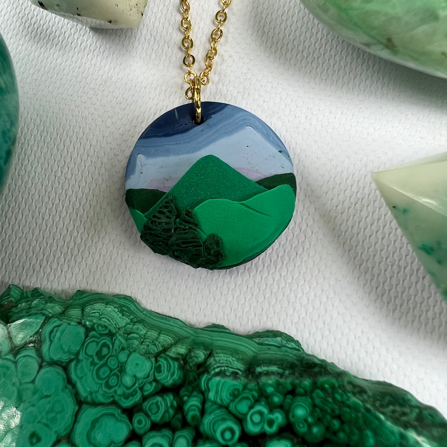 Blue Ridge Mountain Necklace - Ready to Ship - Simply Affinity