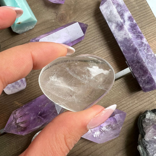 Mini Clear Quartz Heart (#2) - Simply Affinity