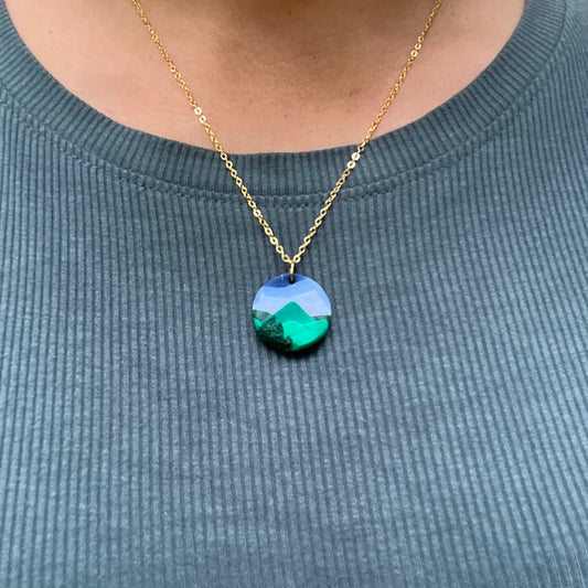 Blue Ridge Mountain Necklace - Ready to Ship - Simply Affinity