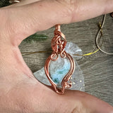 Moss Agate Wire-Wrapped Pendant - Ready to Ship - Simply Affinity