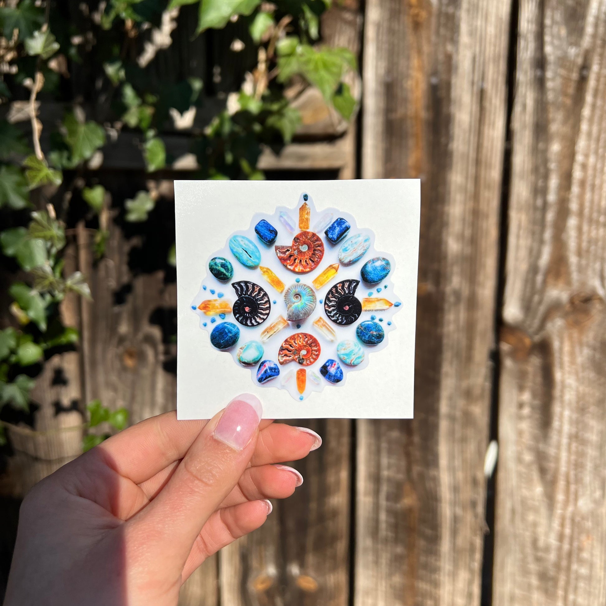 Ammonite Mandala Sticker - Simply Affinity