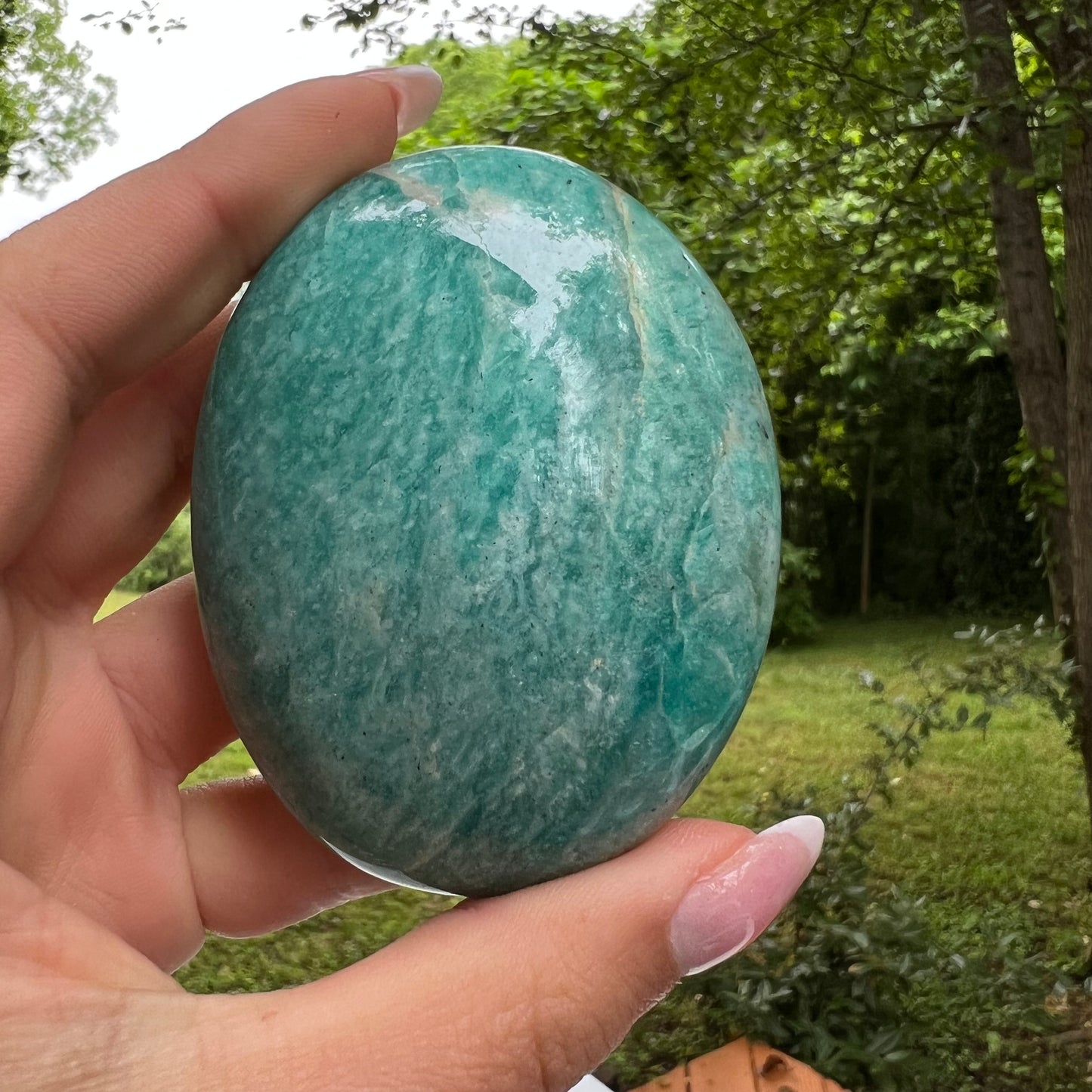 Amazonite Palm Stone (#15) - Simply Affinity