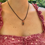 Handmade Wire-Wrapped Tabasco Geode Mini Pendant - Simply Affinity