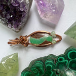 Handmade Wire-Wrapped Chrysoprase Pendant - Ready to Ship - Simply Affinity