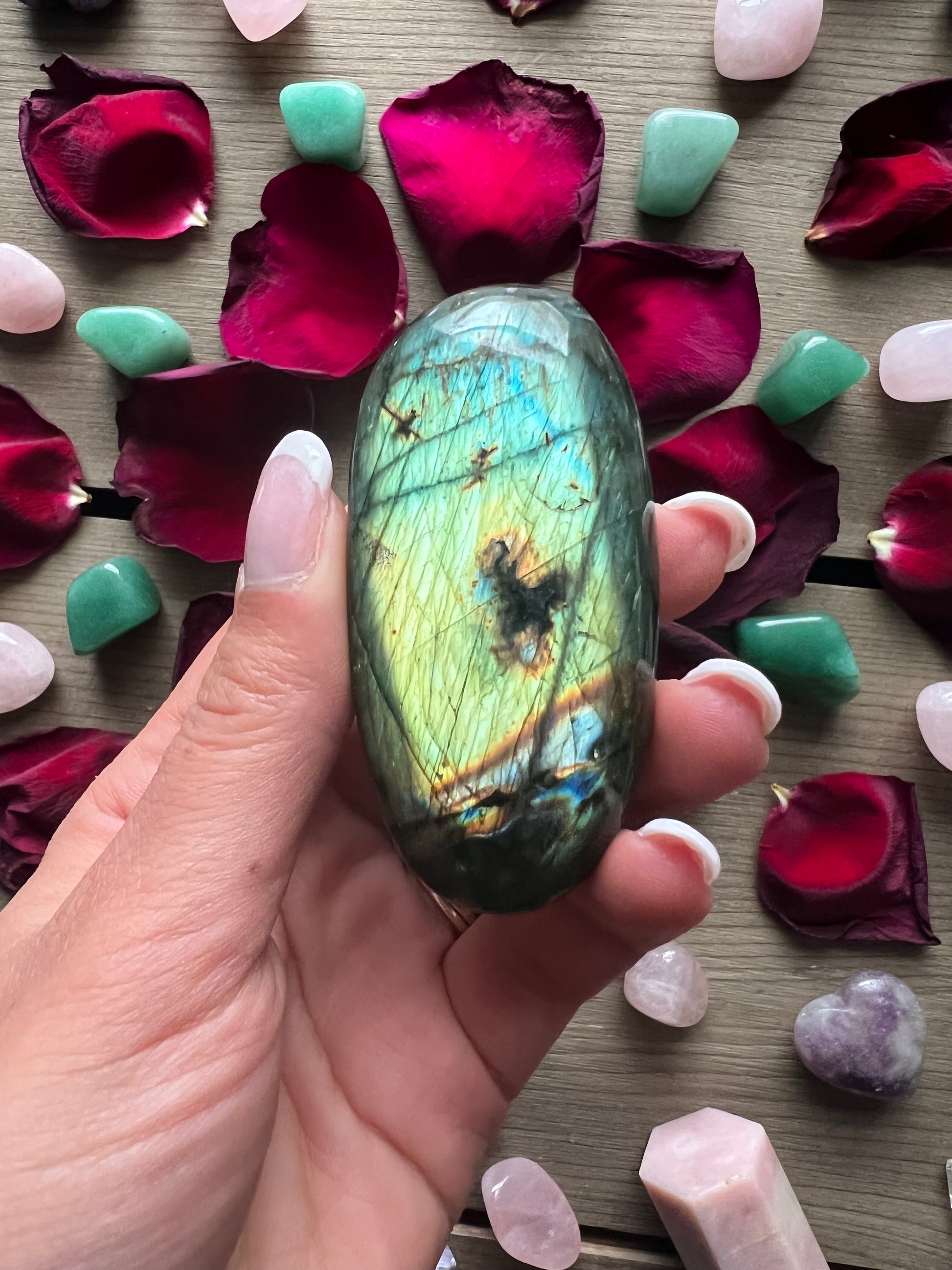 Labradorite Palm Stone (#88E) - Simply Affinity