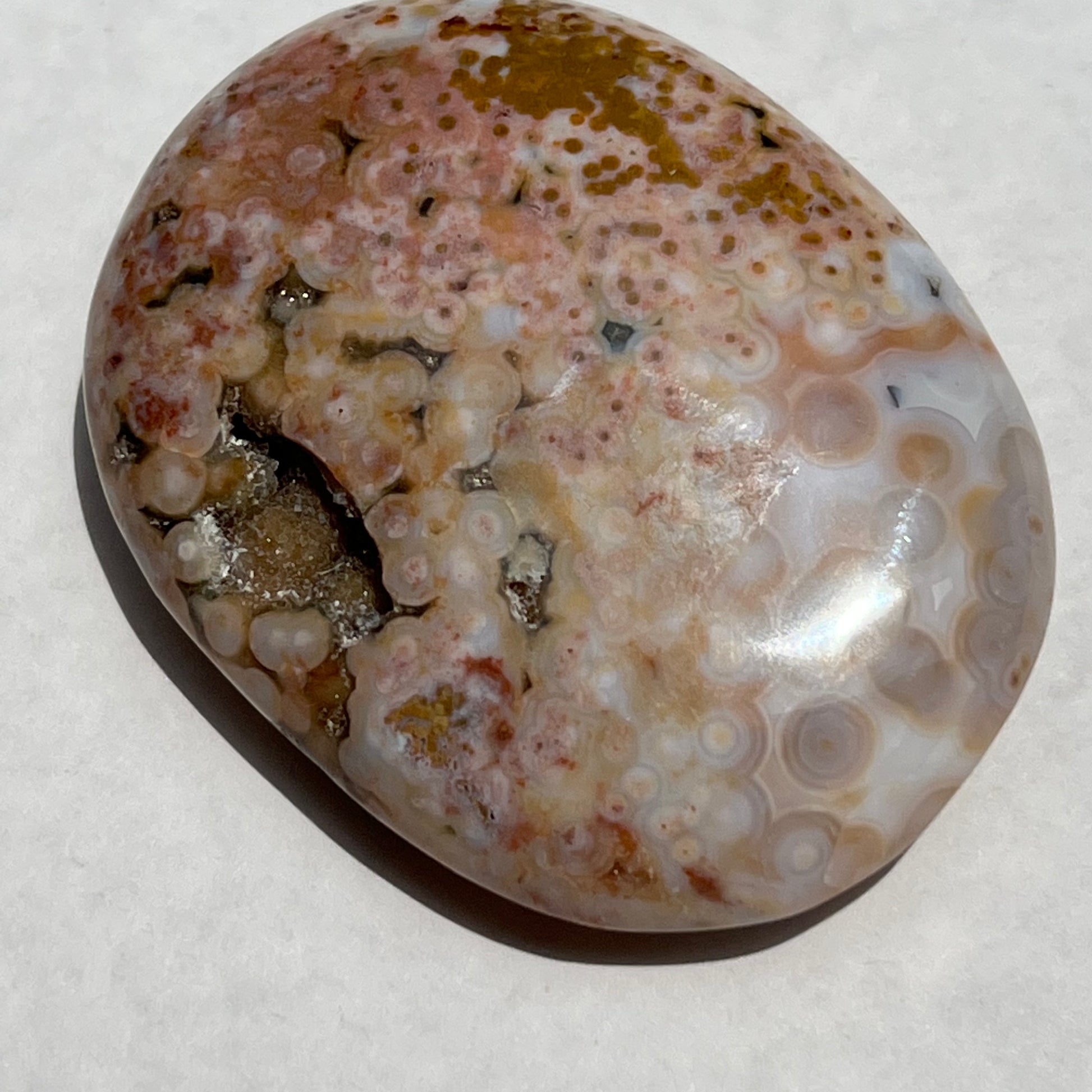Ocean Jasper Palm Stone (#41e) - Simply Affinity