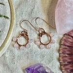 Lucky Amethyst or Rose Quartz Earrings - Simply Affinity
