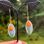 Handmade Polymer Clay Earrings - Daffodils - Ready to Ship - Simply Affinity