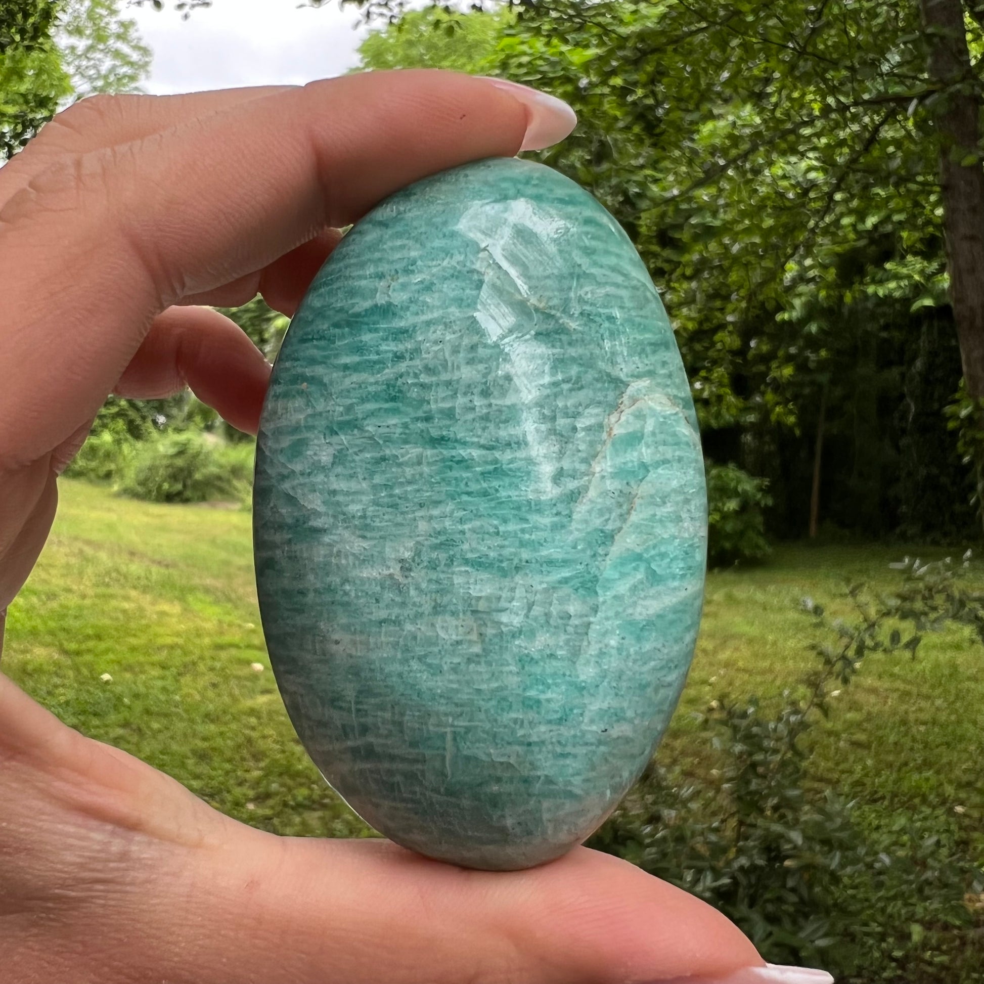 Amazonite Palm Stone (#10) - Simply Affinity
