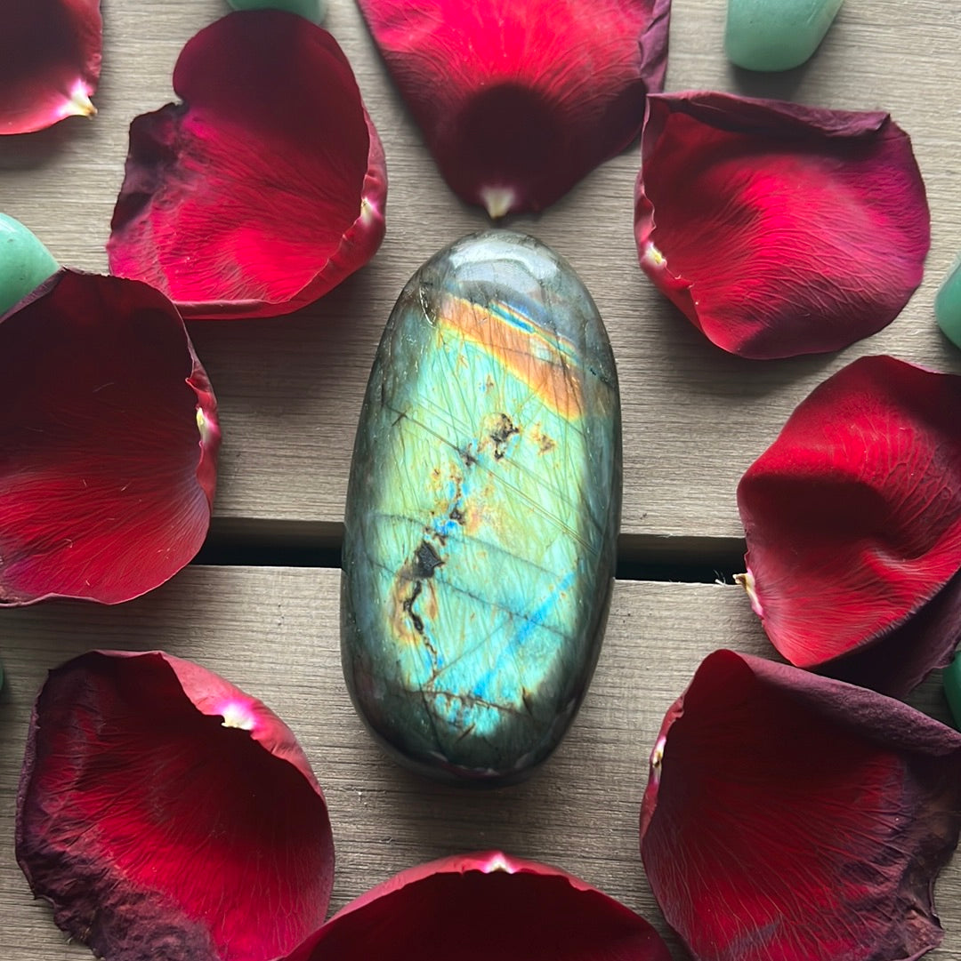 Labradorite Palm Stone (#88E) - Simply Affinity