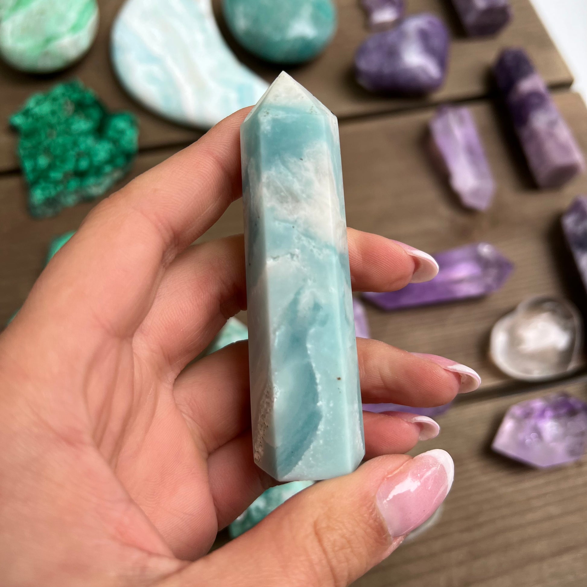 Amazonite Point (#2MTT) - Simply Affinity