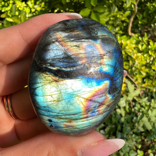Labradorite Palm Stone (#290) - Simply Affinity